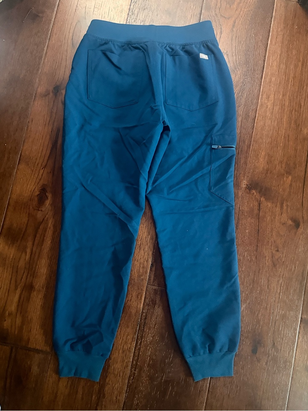 FIGS WOMEN ZAMORA JOGGER SCRUB-PANTS, SIZE XS/P, TEAL/ORANGE - Picture 7 of 14